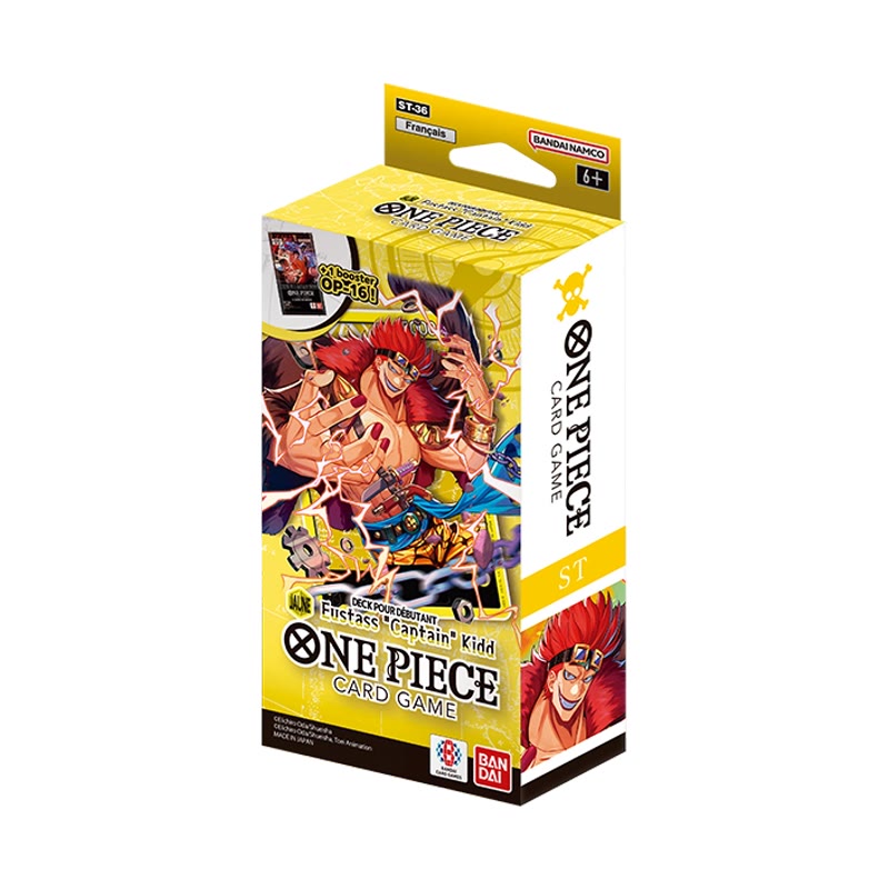 One Piece Card Game Starter Deck — ST-36 Yellow — Eustass "Captain" Kidd