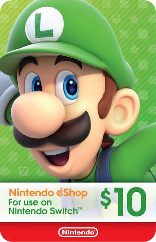 Nintendo eShop Gift Card 10,00 €