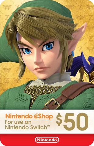 Nintendo eShop Gift Card 50,00 €