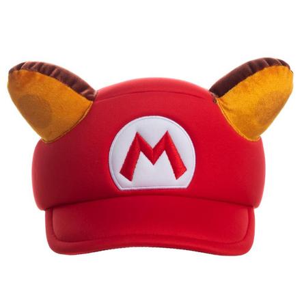 Super Mario Bros. 3 Mario Tanooki Raccoon 3D Ears Replica Hat