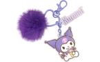 Sanrio Kuromi Double Printed Acrylic Multi Charm Keychain