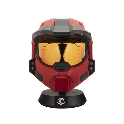 Jazwares Halo MJOLNIR War Games Helmet (Red) with Lights and Display Stand