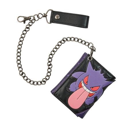 Pokemon Gengar Trifold Chain Wallet