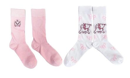 Aristocats Polyester Waffle Knit Socks 2-Pack