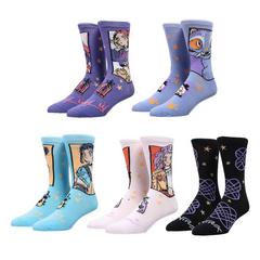 KPop Demon Hunters HUNTR/X and Derpy Crew 5 Pack Socks