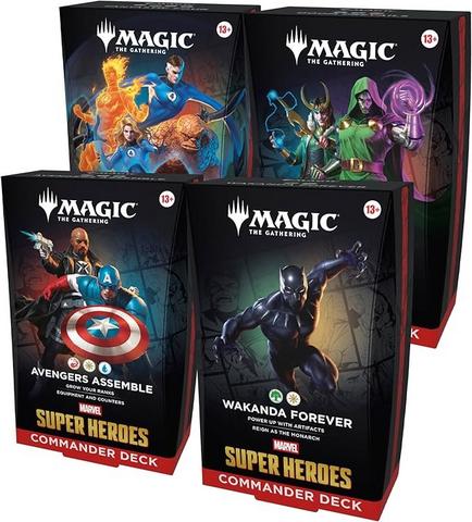 Magic: The Gathering Marvel Super Heroes Commander Deck (Styles May Vary)