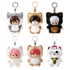 Puremind x Dan Da Dan Meow Mission Plush Vinyl Keychain (Styles May Vary)