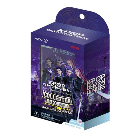 KPop Demon Hunters Collectible Cartes à collectionner Collector Box  Classic Edition - (10 packs)