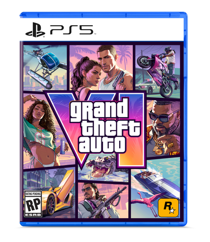 PlayStation 5 (PS5) box art for GTA 6