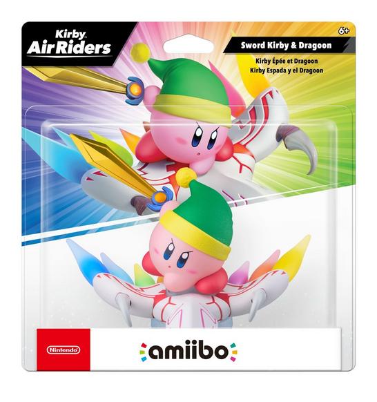 Kirby Air Riders Sword Kirby and Dragon amiibo