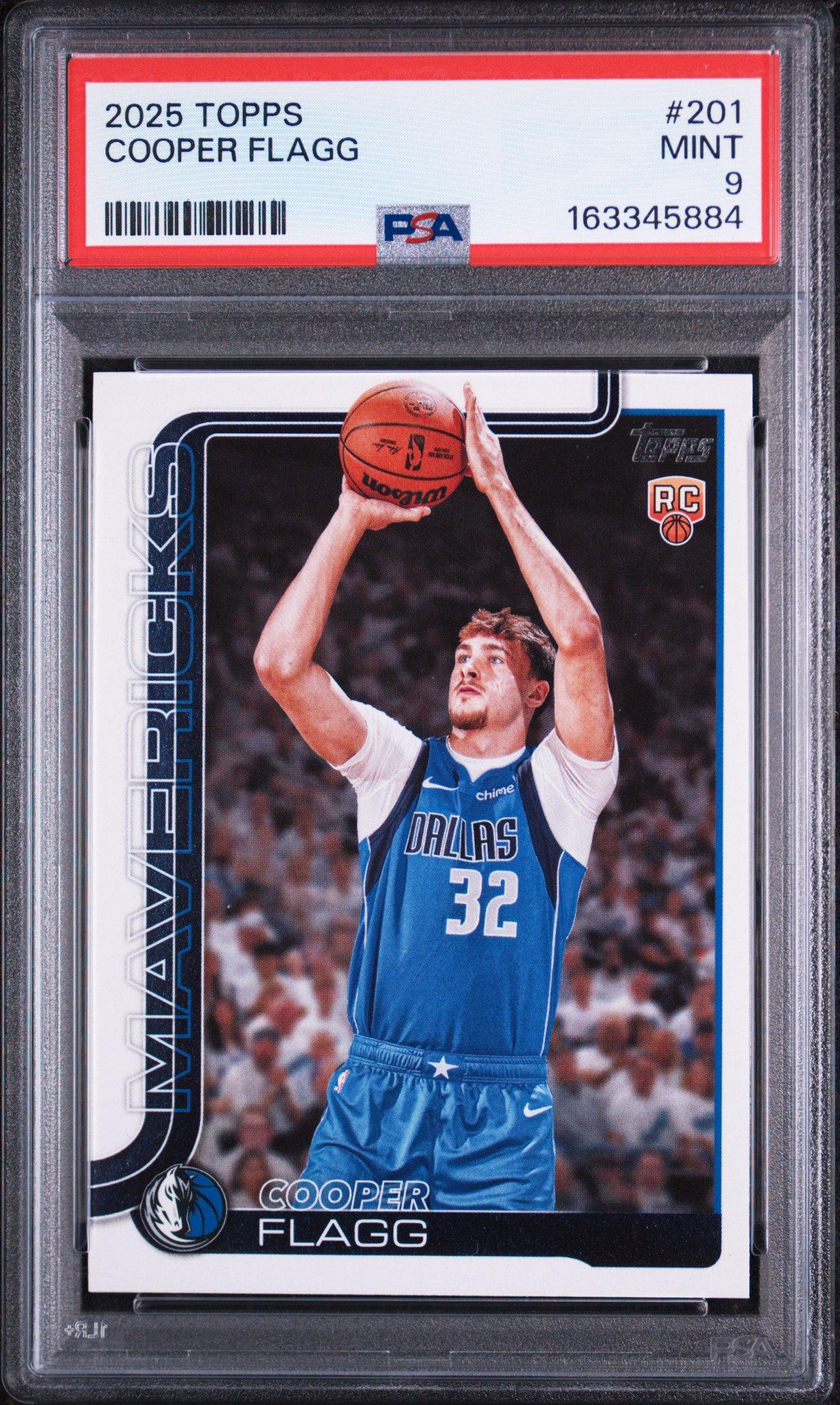 2025 Topps 201 Cooper Flagg PSA 9