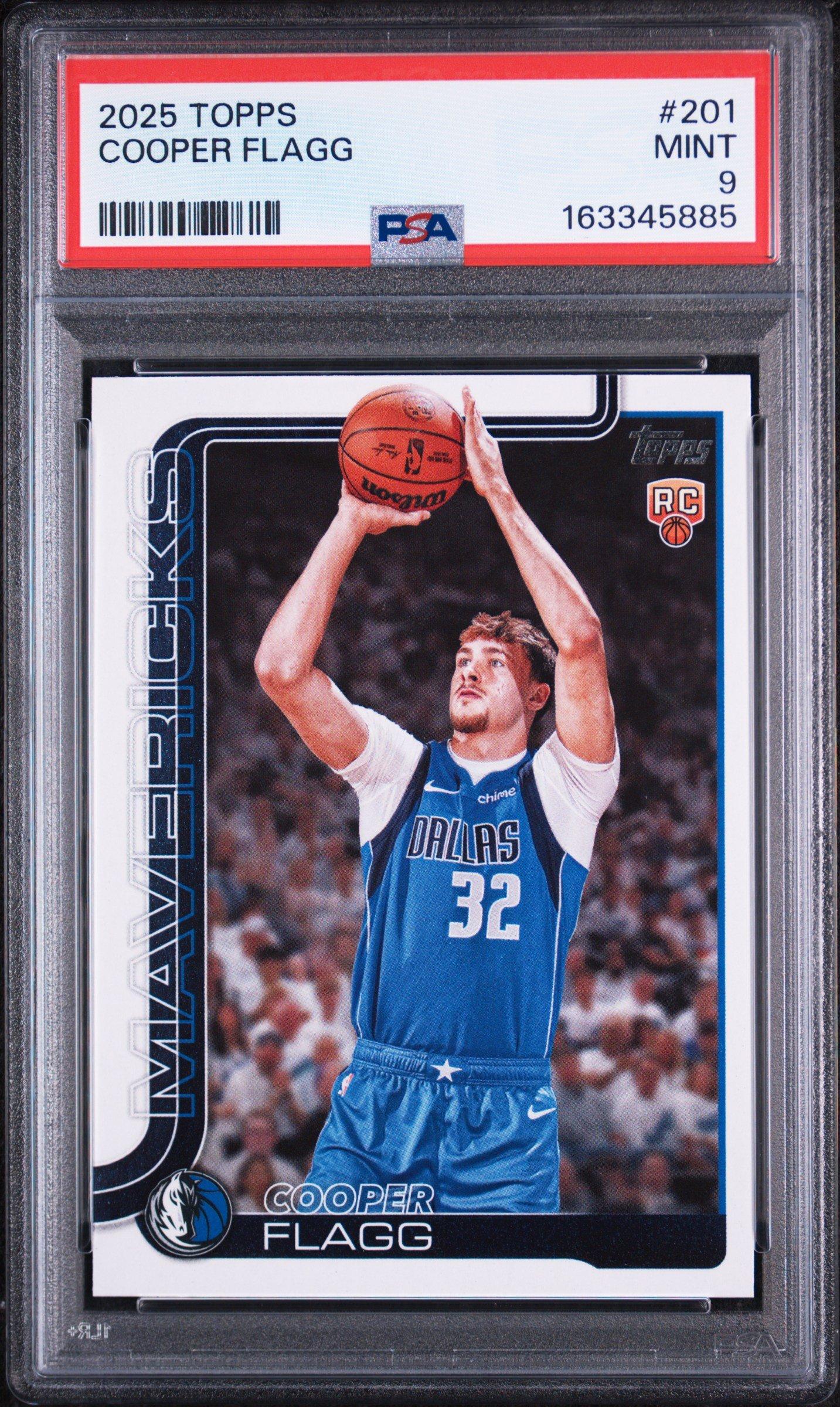 2025 Topps 201 Cooper Flagg PSA 9