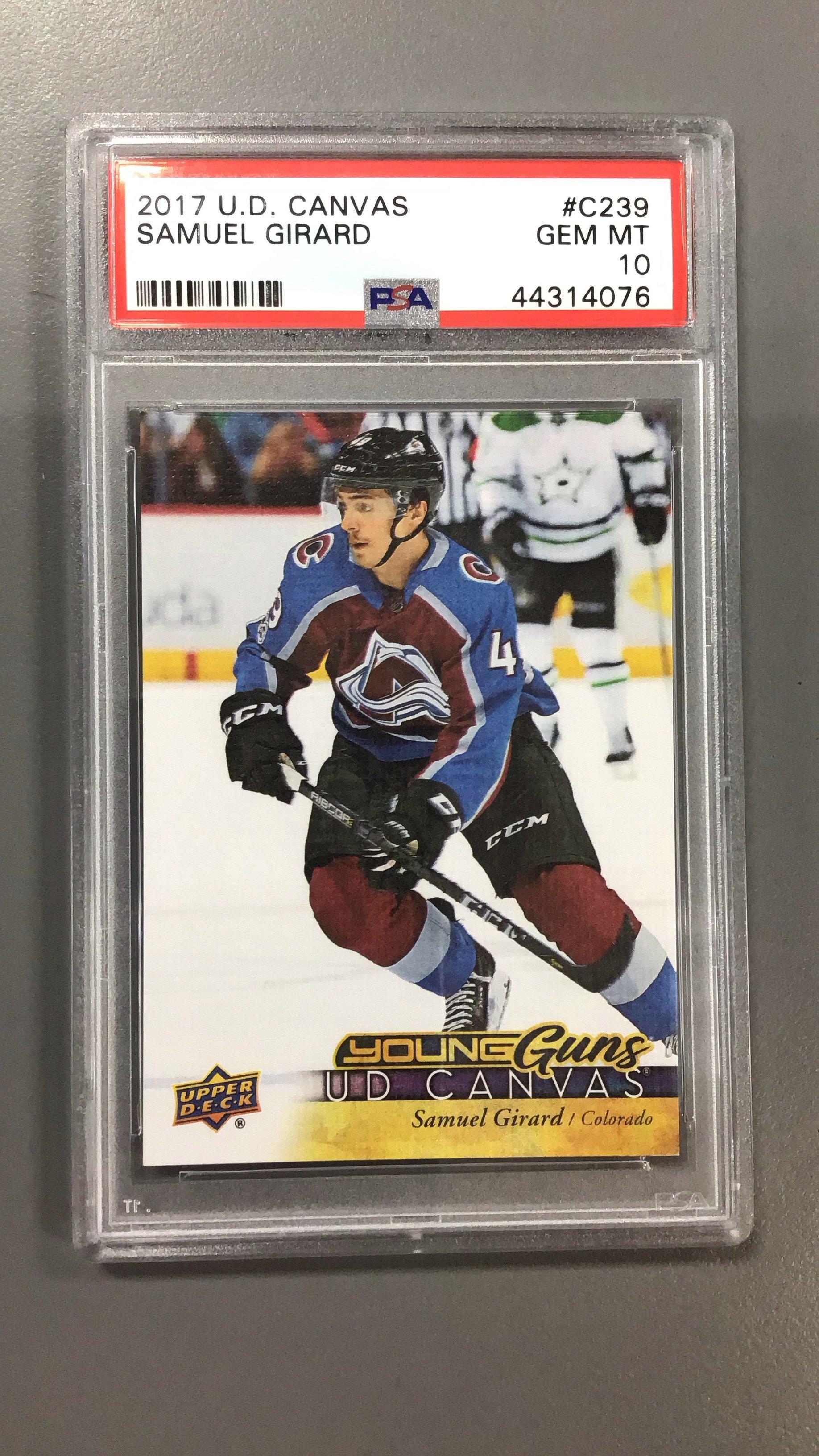 2017 Upper Deck Canvas C239 Samuel Girard PSA 10